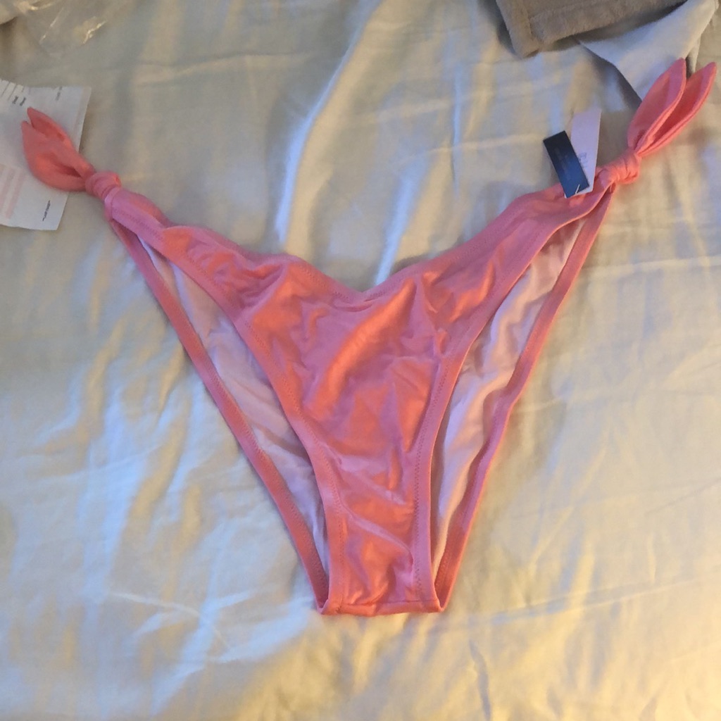 Victoria’s Secret Swim Nwt Hot Pink Bikini Bottoms Large